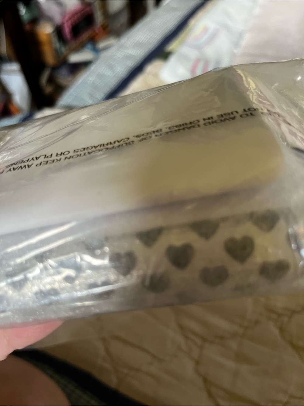 Coach Compact Wallet Silver Leather With Black Hearts - Picture 12 of 13